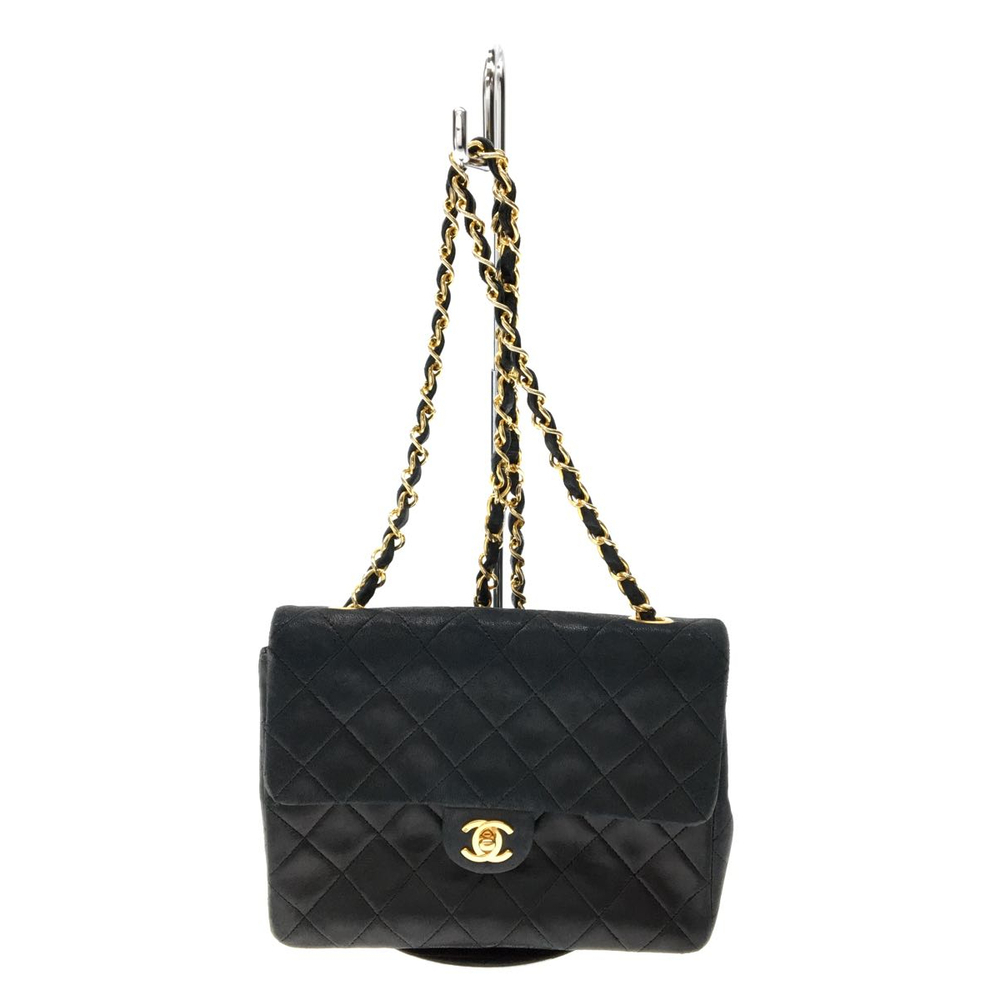 Chanel Leather Matelasse Plain Shoulder Bag
